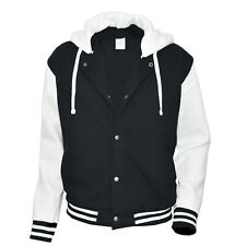 Giacca college con cappuccio -