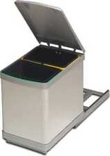 ROMAGNA PLASTIC Pattumiera Raccolta Differenziata Estraibile 7+7Lt Grigio 283