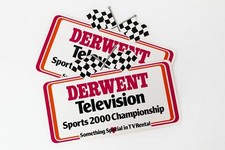 Derwent Television, set di 2 Adesivi