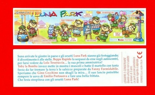 Cartina bpz luna park - cartina-bpz, 1996