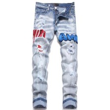 Jeans uomo blu denim