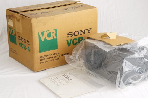New sony vcr - vcr-4, telecine