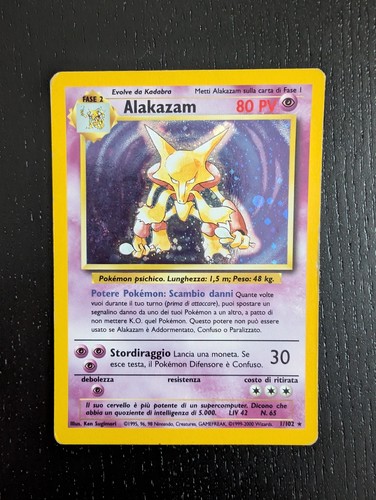 Pokemon alakazam 102 - alakazam, 1/102