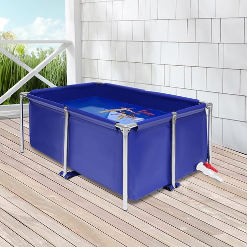 Tela cuboide blu - laghetto, per