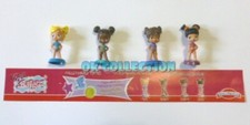 Raro Set n°4 Figurine Plastica Mini Piccole Bambole BRATZ BABYZ (di Preziosi Italian)