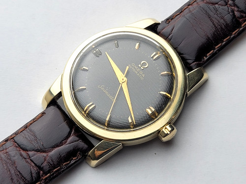 14k omega seamaster bumper - seamaster,