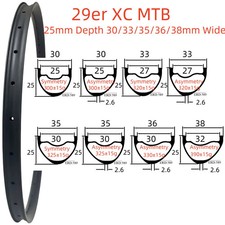 Cerchio carbonio bici mtb 29er