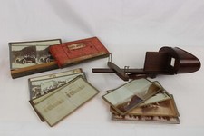 Visore Stereoscopico Stereoscopio Fotografie Epoca 3D Auto Italia anni '20