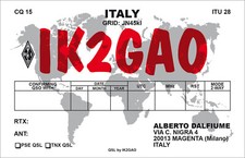 Cartoline QSL card per