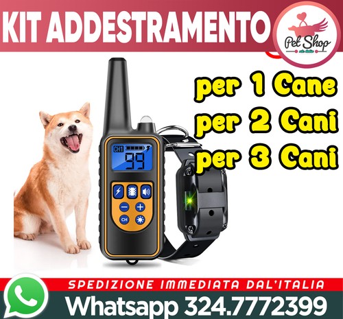 Kit collare telecomando cani - kit, +