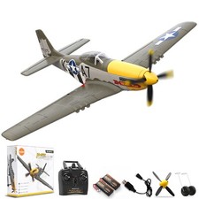 VOLANTEX P51D Mustang aereo radiocomandato 2.4G 4CH acrobatica RTF motore brushless aerei