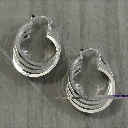 Orecchini hoops argento - hoops,