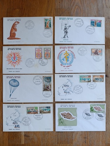 Afars isas timbres fdc 8 - fdc,