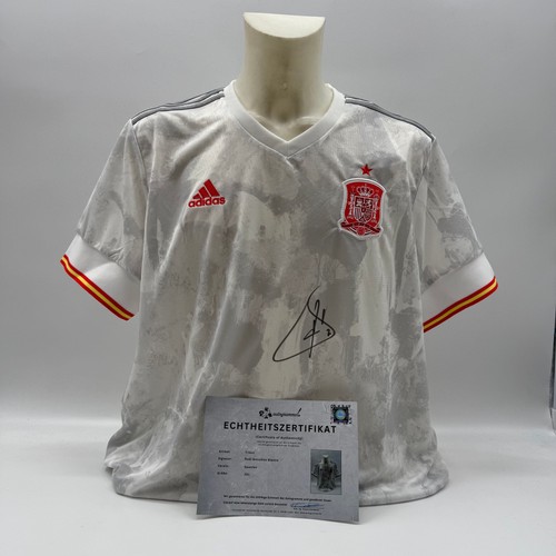 Maglia spagna raul - raul, autografata