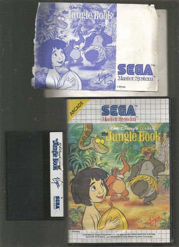 Jungle book sega master - book,