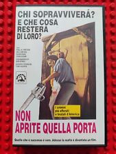 VHS NON APRITE QUELLA PORTA TOBE HOOPER 1974 Prima Edizione Skorpion Video