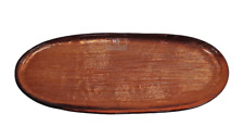 Ciotola Centro tavola Ovale BOMBAY IVV Arancio in Vetro 43x16,5 cm