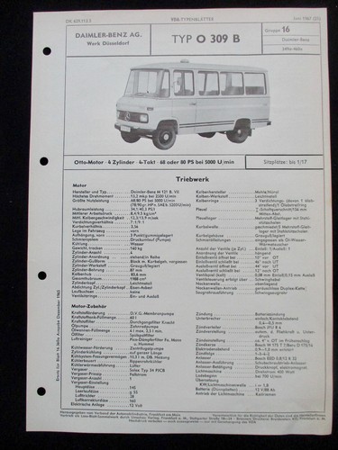 Mercedes o309 diesel - mercedes,