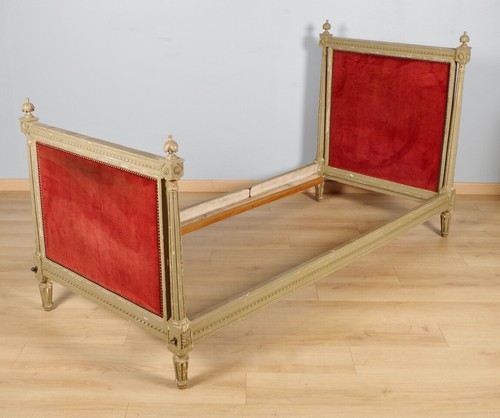 Letto dipinto stile luigi xvi - dipinto,