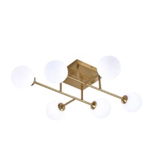 Plafoniera da soffitto bronzo