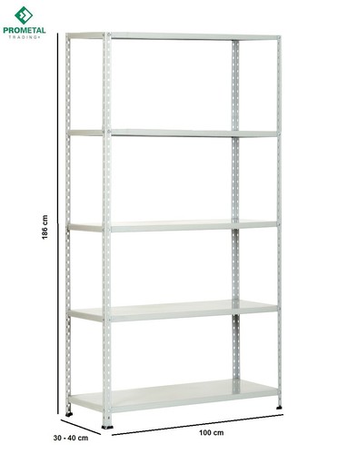Scaffale metallo lamiera - metallo,