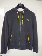 PUMA Mens Hoodie Large Grey
