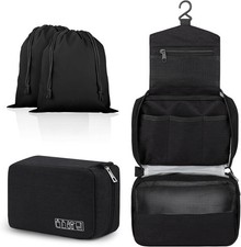 Beauty Case da Viaggio, Borsa da Toilette per Donna Uomo Beauty Case Gr
