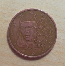 Moneta rara 5 centesimi 1999