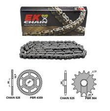 KAWASAKI Z 1000 SX 2011/2019 MOTO KIT TRASMISSIONE CATENA EK 525 CORONA PIGNONE