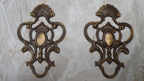 Coppia fregi bronzo x - ,