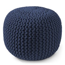 OPEN BOX - Round Cotton Pouf