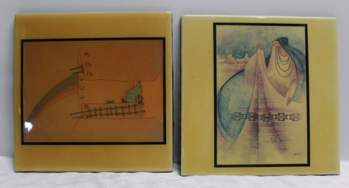 Set piastrelle artistiche - set,