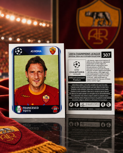 Adesivo francesco totti panini - francesco,