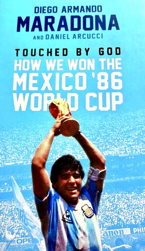 Diego maradona signed book - diego,