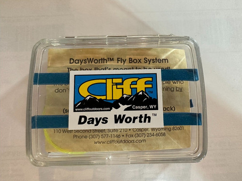 Fly box day - fly, day's