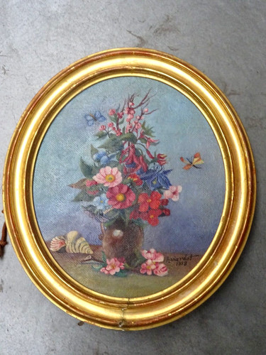 Quadro floreale metà 1900