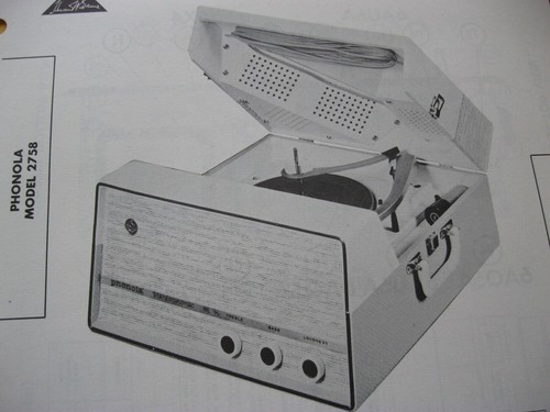 Phonola 2758 phonograph - phonola,