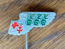 Giornata due croci spilla 3 sorci verdi croce rossa antitubercolare Aeronautica