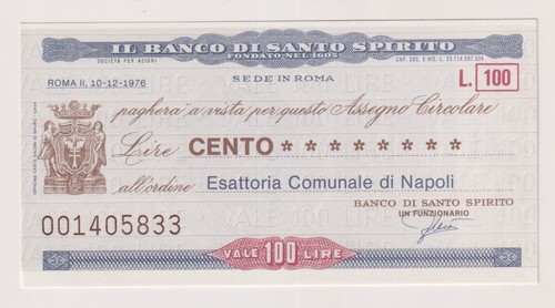 Miniassegni banco santo - miniassegni,