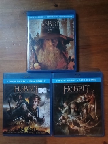Trilogia hobbit blu ray - trilogia, blu-ray