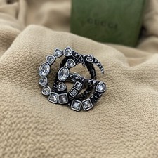 NUOVO Anello Gucci Argento