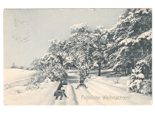 Antica cartolina natalizia - cartolina,