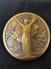 1935 SS Normandie Bronze Medal