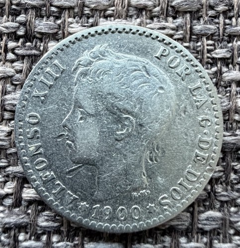España moneda plata 50 - de,
