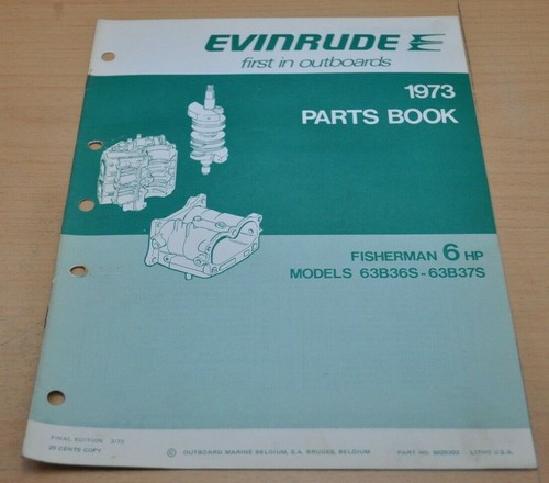 Omc evinrude 1973 parts book - omc,