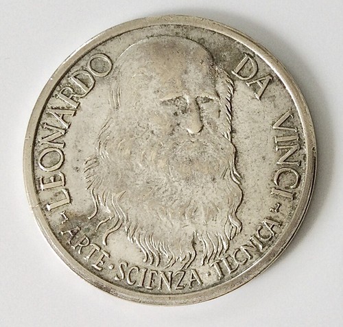 Leonardo vinci medaglia - da,