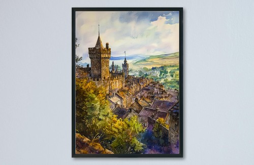 Poster acquerello stirling - poster,