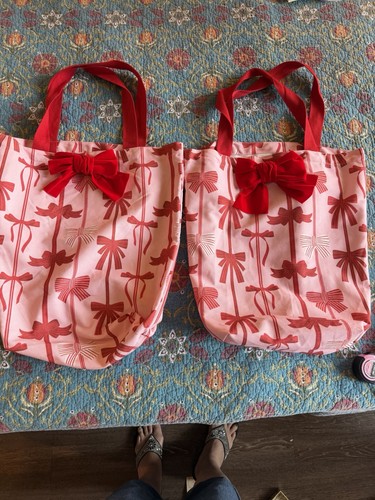 Borse rosa rosse stampa - 2,