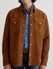 Giacca Camicia Uomo Marrone