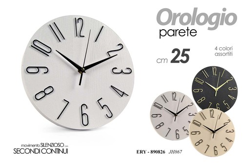 Orologio parete multicolor - orologio,